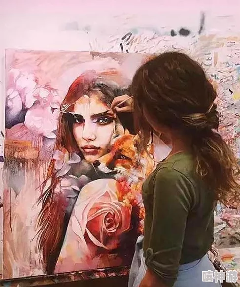 画欲女孩在巴黎举办个人画展作品受到广泛好评