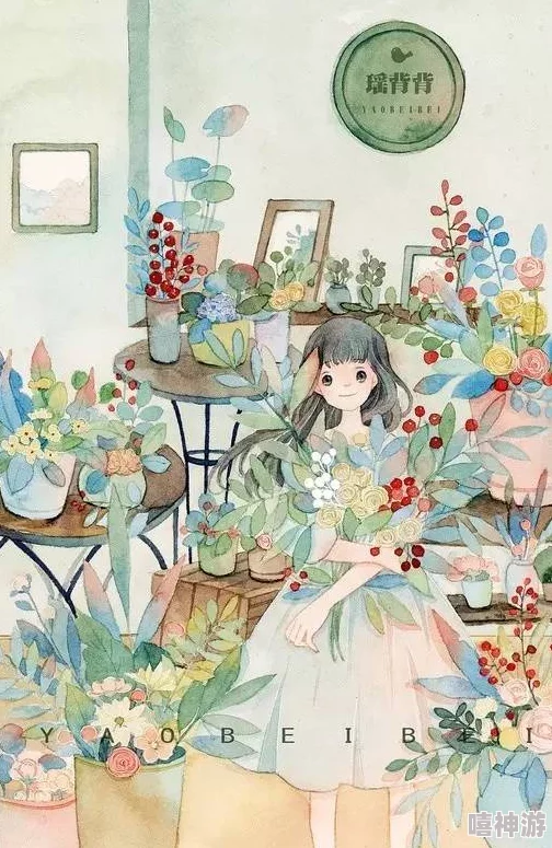 素描少女愿你梦想成真心想事成幸福美满